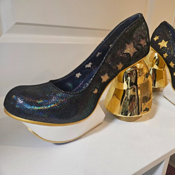 STAR WARS Darth Vadar Irregular Choice Platform Heels - Picture 5 of 9